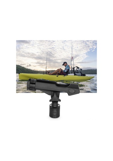 Lemestar Kano Raylı Olta Tutucu - 2 Adet Plastik Malzeme, Sağlam Tutma Fonksiyonu