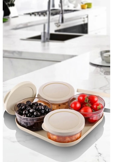 Lp Paris 5 Parça Kahvaltı Seti Beyaz