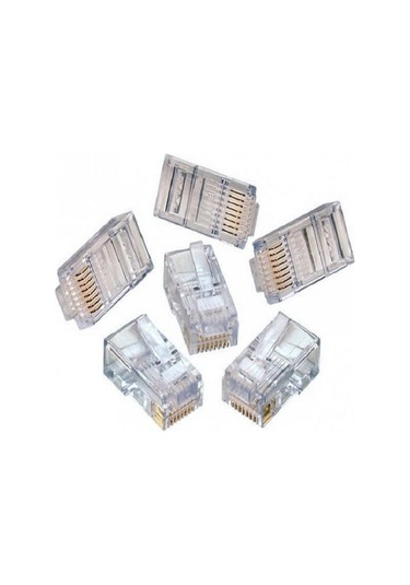 Speeduf 4220 Rj45 Jack Cat5e İnternet Kablo Konnektör Jak 100 Adet