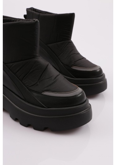 Dgn Es809 Kadin Kalin Taban Paraşüt Bot ES809-2007-R1534 Siyah