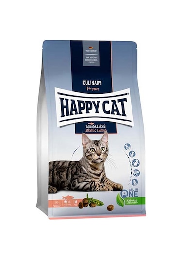 Happy Cat Culinary Atlantic Lachs Somonlu Yetişkin Kedi Maması 10 KG