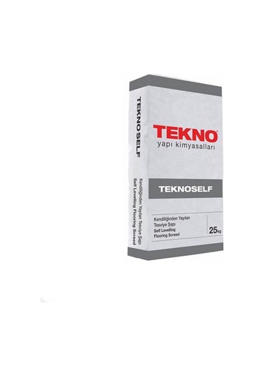 Teknoself Kendiliğinden Yayılan Tesviye Şapı - 25 Kg