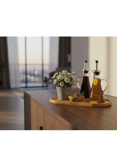 Bambu 2 Bölmeli Yağdanlık Altlığı, Saksılık Bambu