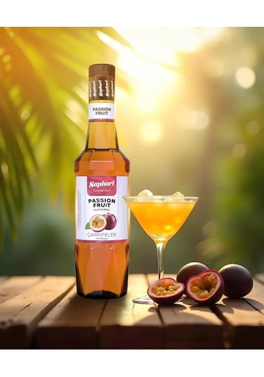 Saphori Çarkıfelek Aromalı Kokteyl Şurubu 700 Ml