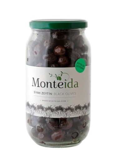 Monteida Ayvalık Çevirme Siyah Zeytin 1 KG