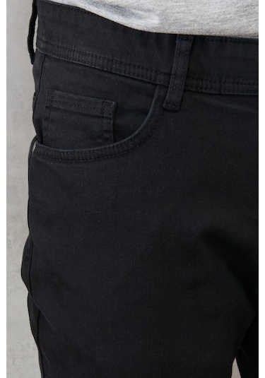 Erkek Sıyah 360 Derece Her Yöne Esneyen Rahat Slim Fit Pantolon Siyah Erkek Sıyah 360 Derece Her Yöne Esneyen Rahat Slim Fit Pantolon Siyah