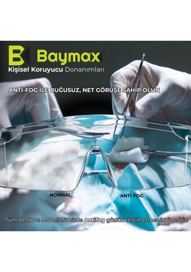 S400 Iş Gözlüğü Sarı Koruyucu Gözlük