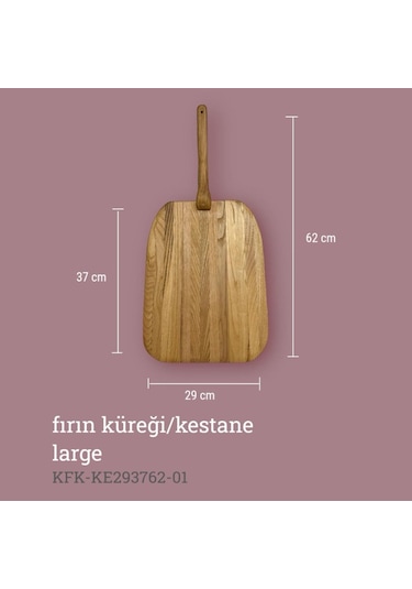 Kaf Ahşap Fırın Küreği Large