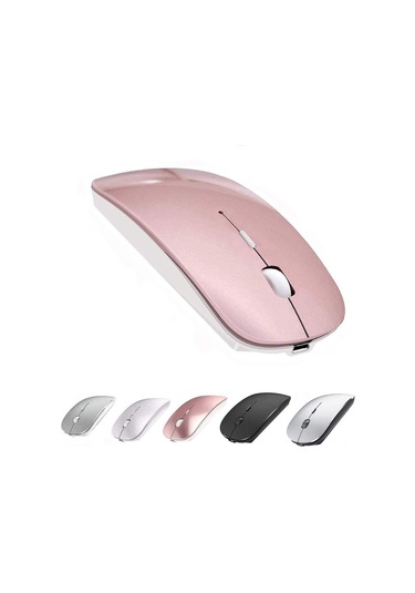 Bluetooth Fare, Macbook Pro İçin Kablosuz Fare, Dizüstü Bilgisayar Ve Pc Bilgisayar İçin Bluetooth Fare Gül Altını