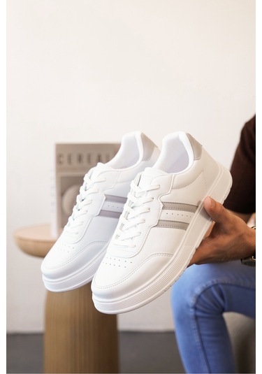 Daxors D0163 Günlük Ortopedik Erkek Sneaker Spor Ayakkabı Gri