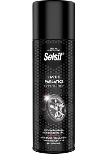 Selsil Lastik Parlatma Ve Temizleme Spreyi 500 ML