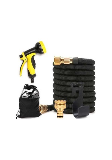 Pazly Genişletilebilir Bahçe Hortumu - Pratik, Esnek, Nozullu Zemin Yıkama, Sulama, Hayvan Temizliği