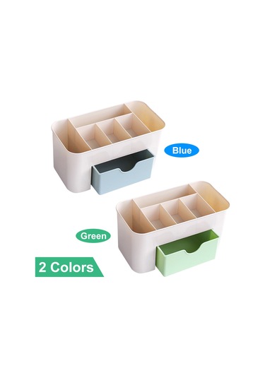 Vkemall 7 Bölmeli Plastik Makyaj Ve Tırnak Aletleri Saklama Kutusu - Çekmeceli, Dayanıklı