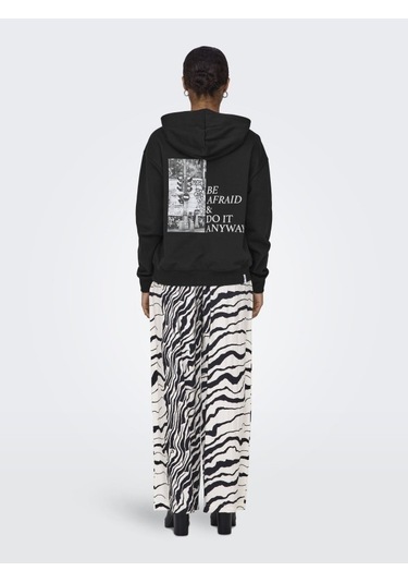 Only Onlcassie Kadın Sweatshirt Siyah