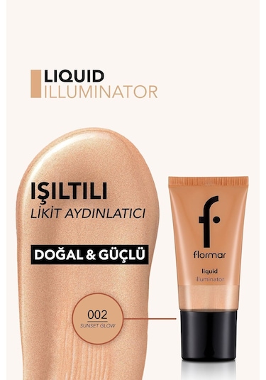 Flormar Liquid Illuminator Hafif Yapılı Krem Aydınlatıcı 002 Sunset Glow