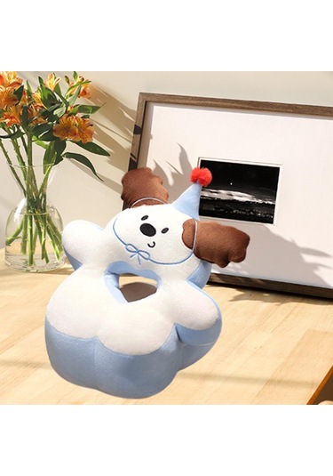 Homyl Ofis Masası Yastık Seyahat Yatak Odası Kanepe Için Çok Kahverengi Kulaklı Battaniye Yok