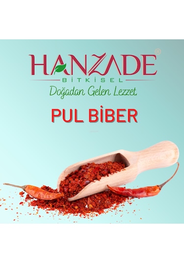 Hanzade Bitkisel Pul Biber Ekstra Çok Acı 500 G