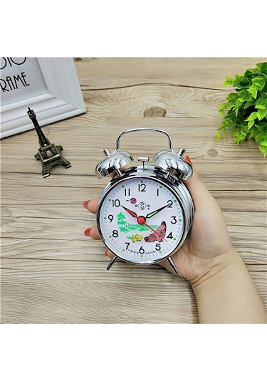 Nostaljik Kurmalı Horozlu Çalar Saat