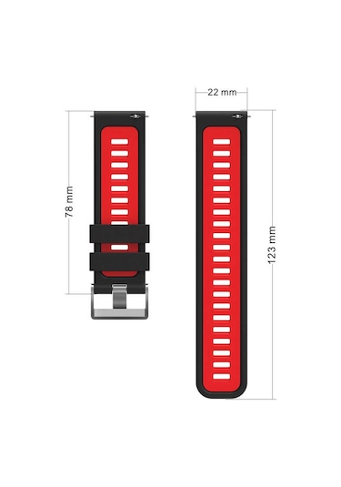 Ardemix Huawei Honor Magic 2 46mm Krd-55 Uyumlu Kordon-lacivert