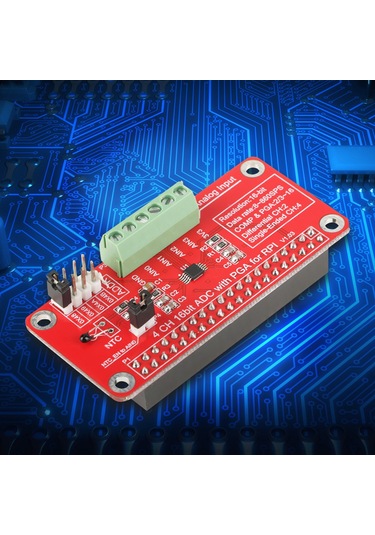 Ximistore9 Raspberry Pi 3/2/b+ İçin 16-bit Hassasiyetli Ads1115 Adc Dönüştürücü Modülü - I2c Arayüzlü 4 Kanal Analog-dijital Çevirici