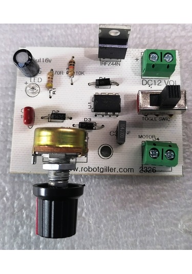 Dc Motor Hız Ve Yön Kontrol Devresi