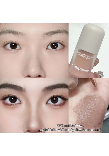 Kapsül Mat Sıvı Şekillendirme Çubuğu Su Geçirmez Doğal Üç Boyutlu Gri Pembe 03 Reddish Brown 4.1g C01