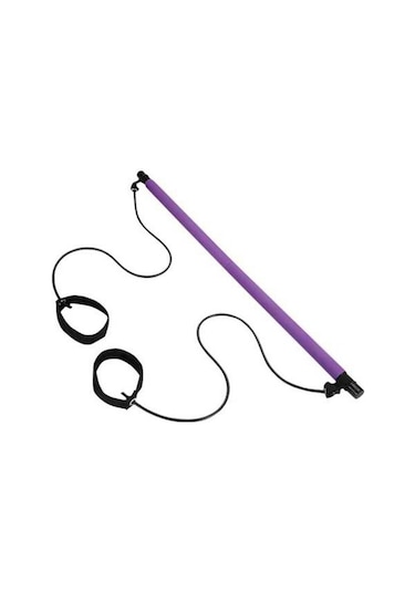 Ganzhoushop Suntek Spor Pilates Çubuğu Fitness Ekipmanı Bölüm Bar 2 Qk Mor Mor