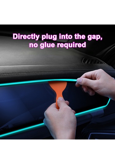 Shineyee Araç Işık Atmosferi Led Bandı 5m Usb Doğrudan Tak 5v 8 Renk Seçeneği Kurulumu Gerektirmez