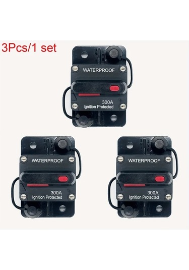 Motion003 70a 3 Adet Otomotiv Filtre Tutucuları 20a-300a Amp Su Geçirmez Otomatik Devre Kesici Anahtar Koruma Reset Otomotiv Tekne Devre Koruyucuları