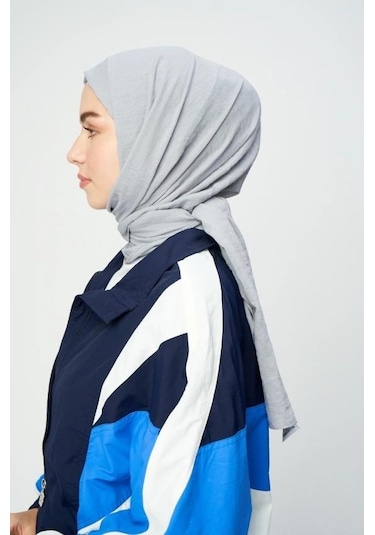 Orwa Official Pamuk Kraş Şal - Gri-1078 - Gri