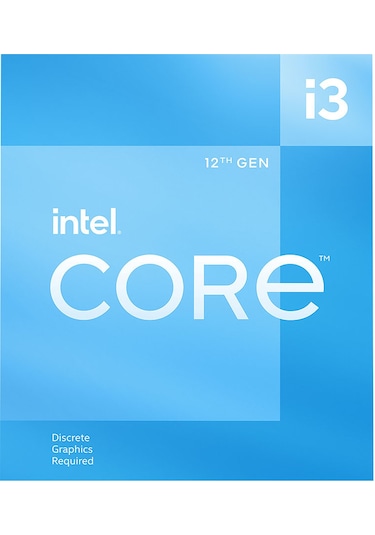 Intel Core i3-12100F 3.3 GHz LGA1700 12 MB Cache 58 W Box İşlemci