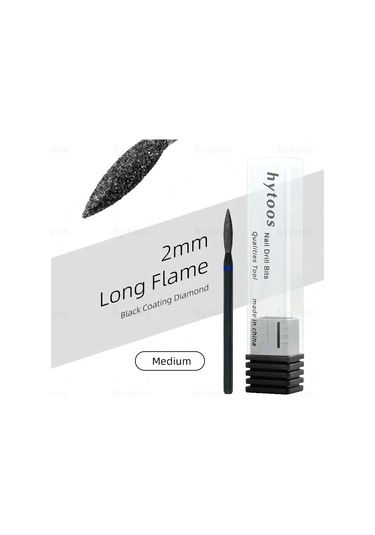 Hytoos Pro Siyah Elmas Tırnak Matkap Uçları Rus Tırnak Eti Ucu Tırnak Matkap Ölü Cilt Tırnak Eti Temizleyici Çivi Ön Tedavi Araçları Bej Kahve