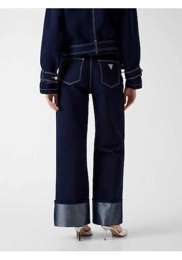 Guess Roll Regular Fit Kadın Jean Pantolon W6ra3gd6911 İndigo