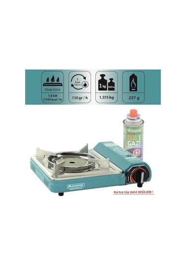 Orcamp Seramik Pro Portatif Ocak - Mavi