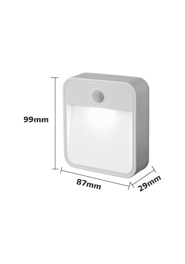 Suofeng 3'lü Led Toprak Aydınlatması, 100 Algılama Açıısı, 30 Saniye Süre, 0.3w, Abs+pc Malzeme Diğer