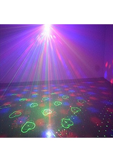 Cbtx Noel Taşınabilir Lazer Işığı Ses Sahne İçin Saplı Uzaktan Kumanda İç Mekan Işığı