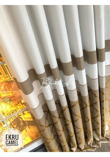 Fon Perde Gofrelli Panel Fon 8 Farklı Renk Seçeneği