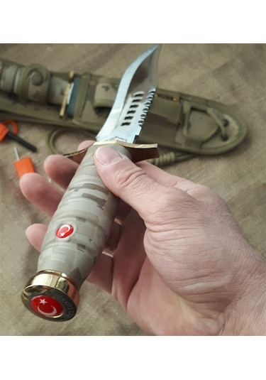 Special Kişiye Özel  Kamp Komando Bıçağı Çok Renkli