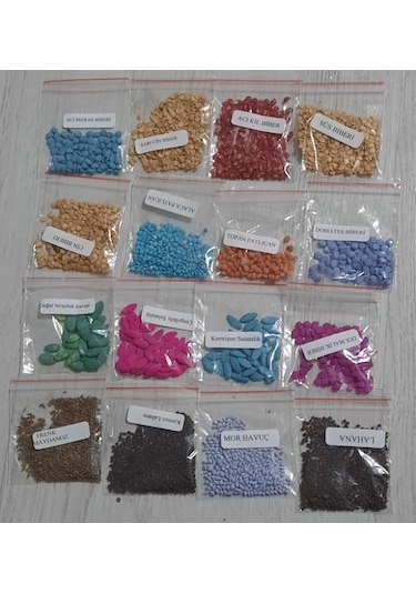 Turşuluk Sebze Tohum Paketi - 16 Çeşit 1 Paket