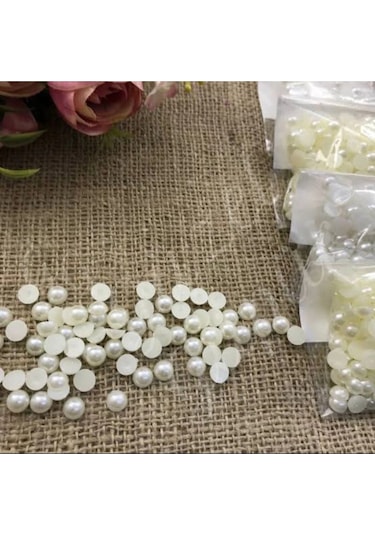 Krem Yarım İnci 8 Mm-50 Gr