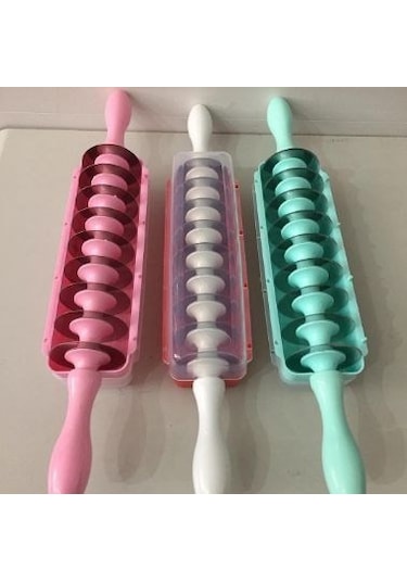 Mantı Merdane Mantı Kesme Merdanesi 9 Bıçaklı Mantı Yapma Aleti 9 Diğer