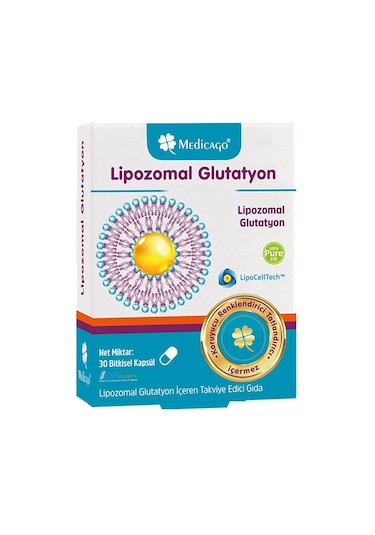 Medicago Lipozomal Glutatyon 30 Kapsül 8681788954239