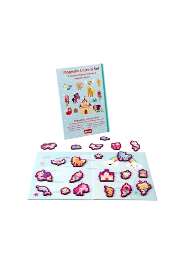 Rossie Ahşap Mıknatıslı Unicorn    Oyun Seti Manyetik    Oyun Alanı