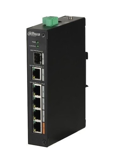 Dahau 4port Pfs3106-4et-60 10/100 60w Full Poe Endüstriyel Switch