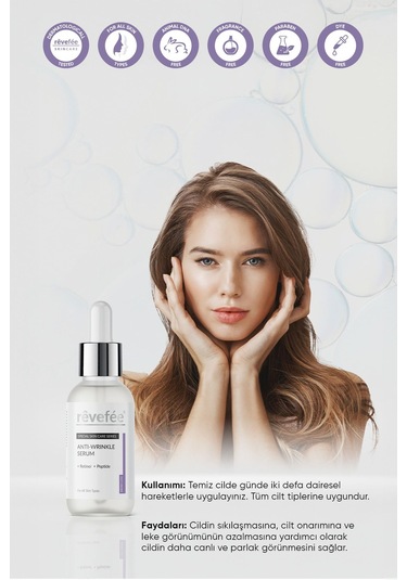 Anti-wrinkle Serum Retinol Peptide - Kırışıklık Karşıtı Ve Yenileyici Bakım 30 Ml