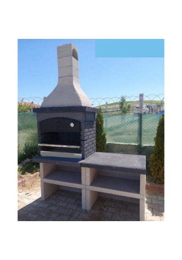 Mangal Barbekü 90 Lık Fırınlı Model