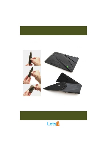 Kredi Kartı Şeklinde Paslanmaz Çelik Bıçak Cardsharp