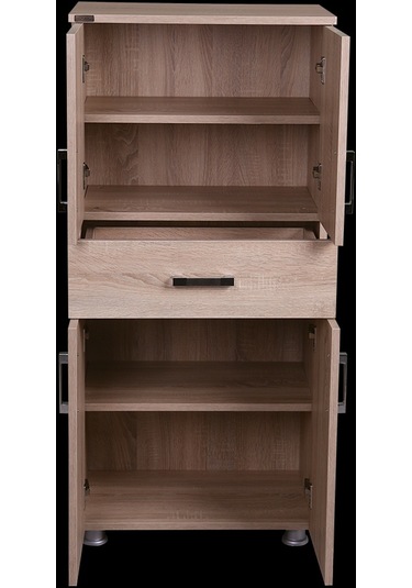 Çok Amaçlı Dolap Hard Parlak Somone Suntalem 4raf 1çekmece Kutu Sevk 130 El Yapım Ahşap