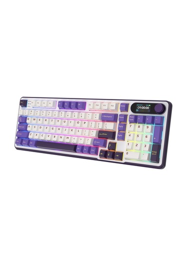 Royal Kludge S98 Beyaz-mavi Rgb Kablosuz Us Gaming Klavye