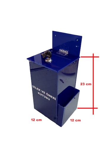 Mavi Masa Ve Duvar Tip Dilek Öneri Kutusu